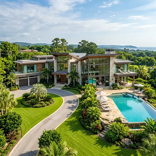 Luxurious Mansion in Lush Surroundings | Modern Real Estate Collection