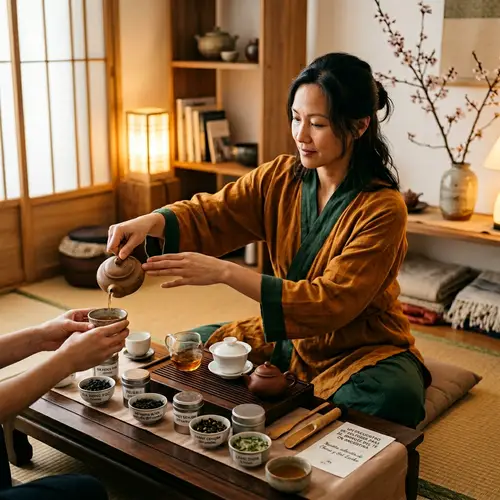 Tranquil Tea Ceremony with Chinese & Sri Lankan Blends | Anette's Elegance