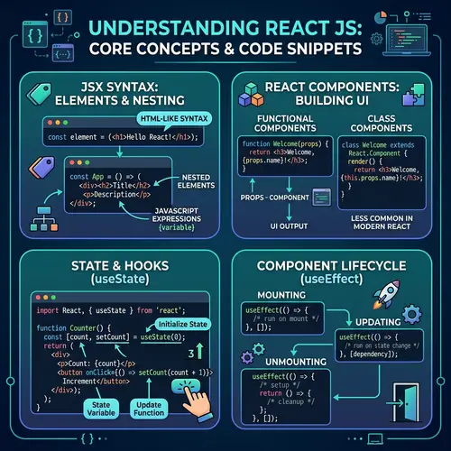 Learn React JS: Code Snippets and Examples | Website