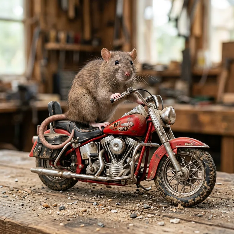 Rat on Motorcycle Adventures