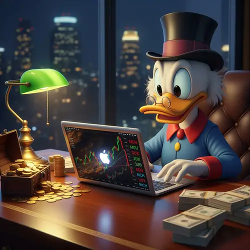 Scrooge McDuck with a MacBook - A Digital Adventure