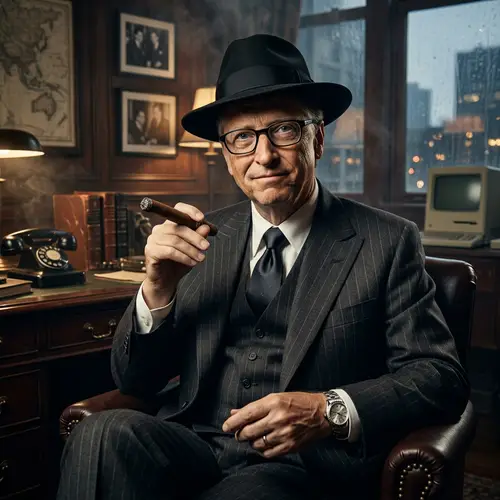 Bill Gates as a Gangster: A Unique Interpretation