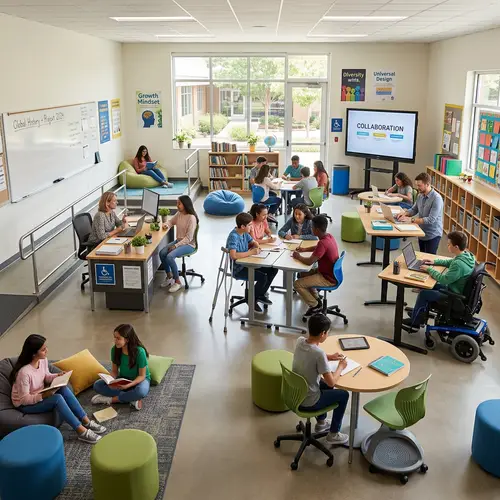 Flexible Seating Classroom Design with Accessibility