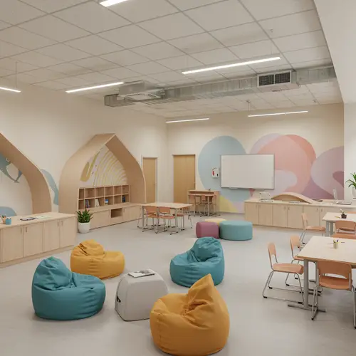 Flexible Seating Classroom Design with Accessibility