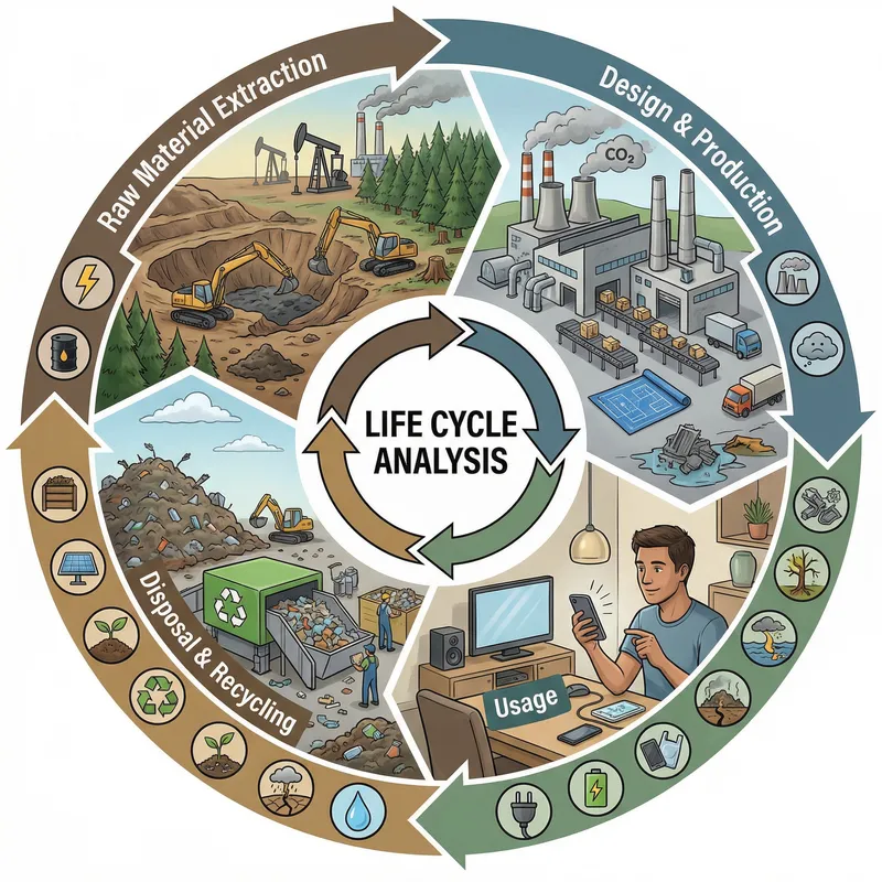Life Cycle Analysis in Product Development: Visual Representation