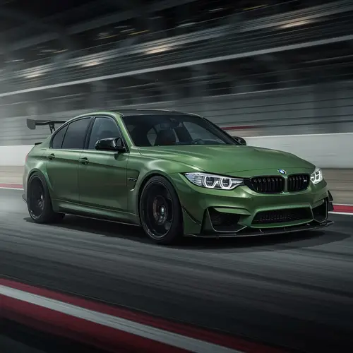 BMW M3 Competition in Military Green