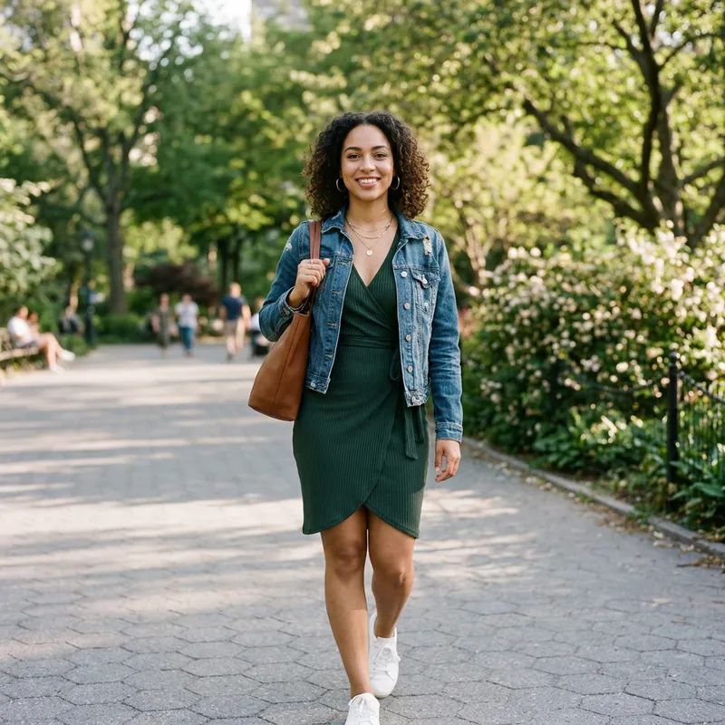Stunning Biracial Woman with Beautiful Figure