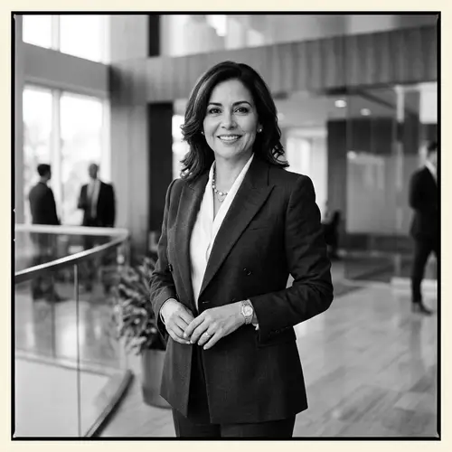 Sophisticated Hispanic Businesswoman | Elegance & Charm