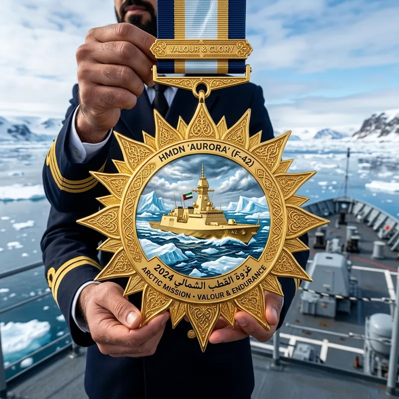 Golden Medal Commemorating Iranian Naval Mission