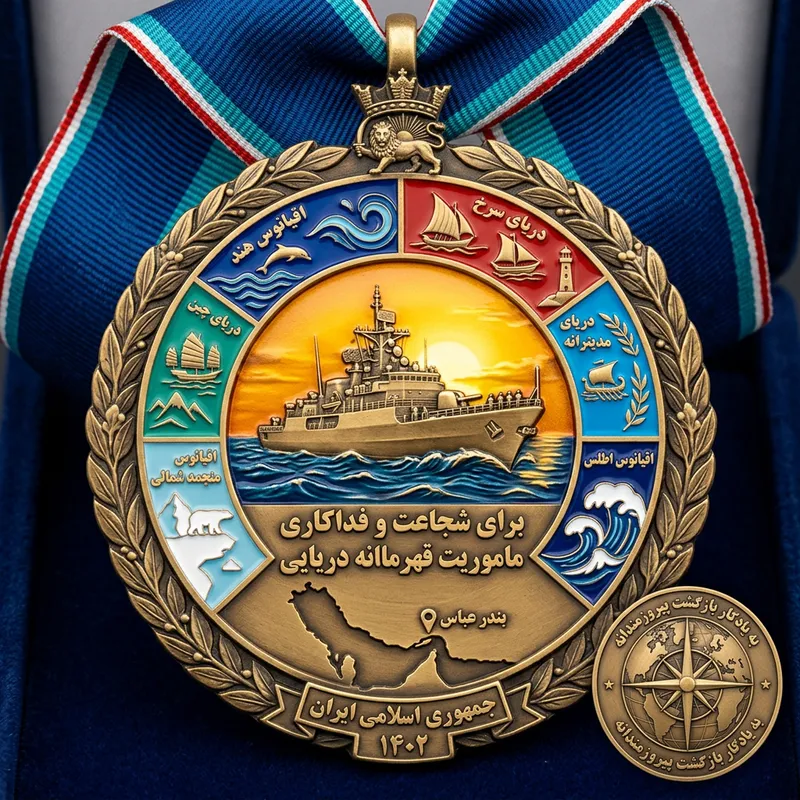 Honoring a Heroic Naval Mission Medal Honoring a Heroic Naval Mission Medal