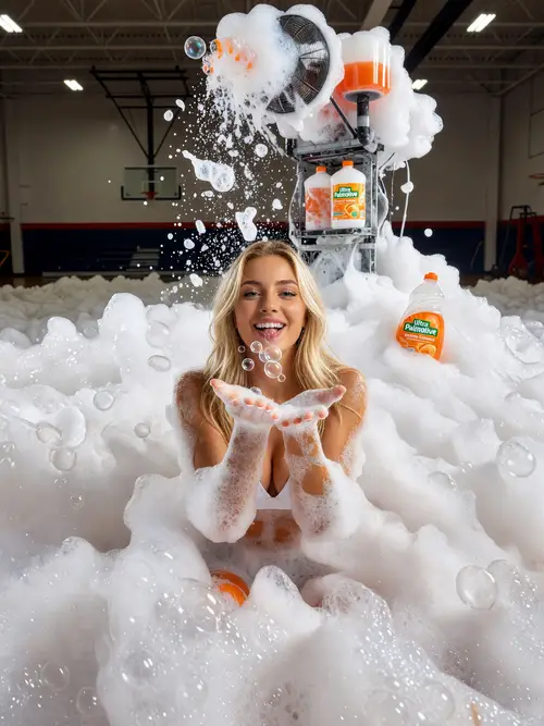 Stunning Foam Party Photoshoot - Fun & Flirty
