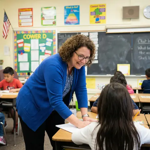 Inspiring Female Teacher - Empowering Education