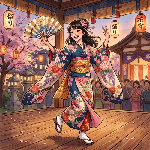 Traditional Japanese Dance by Momoko Sano | Asian Dance Art