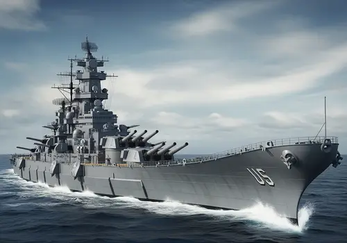 USS Leviathan: Futuristic Battleship Design