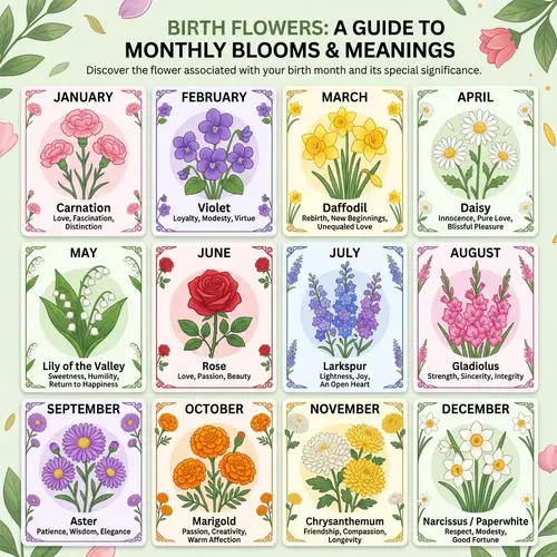 Discover Your Birth Flowers and Their Meanings