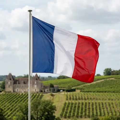 Country Flag of Renowned Brandy Producer