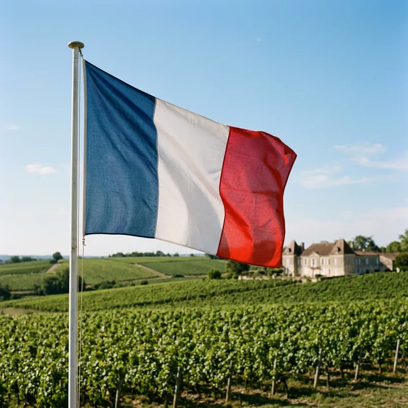 Cognac Country Flag | Vibrant Representation & Scenic Beauty