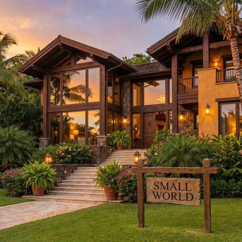 Luxurious Resort Villa in Small World Amid Lush Greenery