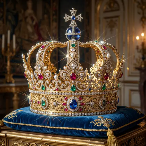Radiant and Majestic Crown - Essence of Royalty