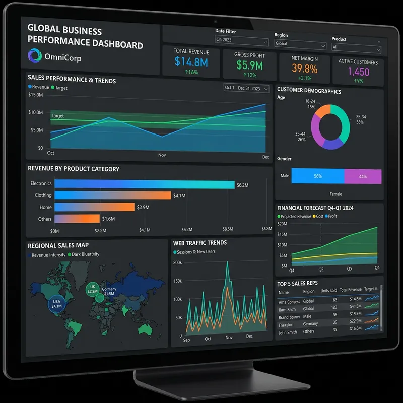 Power BI Dashboard: Visualize Your Data Effectively