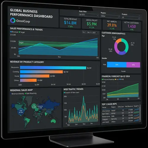 Power BI Dashboard: Visualize Your Data Effectively