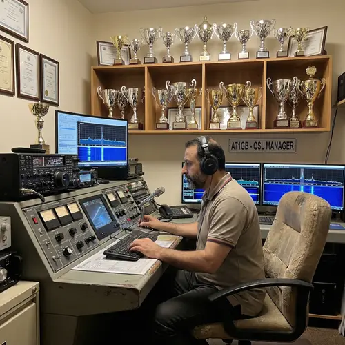 Middle-Eastern Radio Athlete: Champion of Competitive Radio Contests
