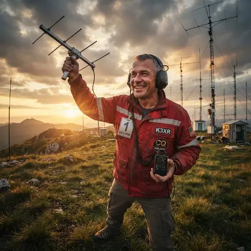 Triumphant Radio Operator's Victory in Sports Category