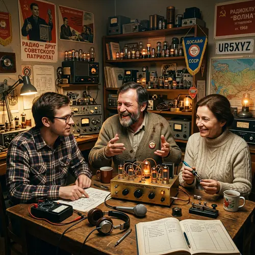 Discover the Charm of a Soviet-Era Radio Club