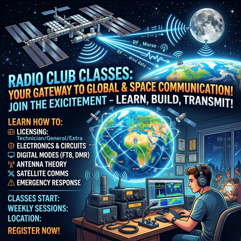 Join Our Radio Club for Exciting Communications! Join Our Radio Club for Exciting Communications!