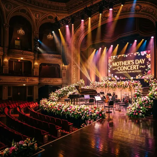 Mother's Day Special Concert in a Vibrant Empty Theater