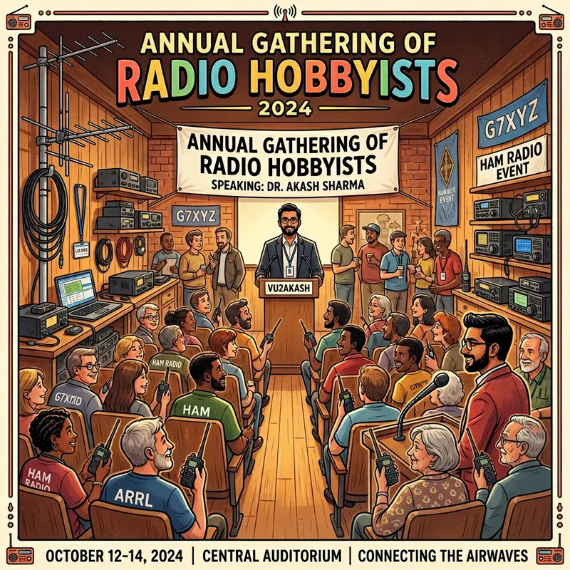 Annual Radio Hobbyists Meeting - Cozy Hall Gathering Annual Radio Hobbyists Meeting - Cozy Hall Gathering