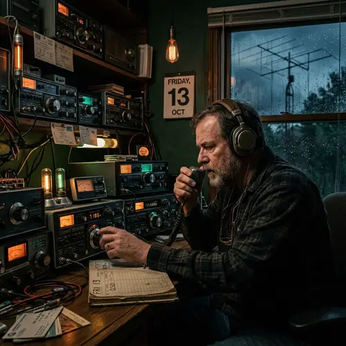 Amateur Radio Operator's Intense QSO Experience