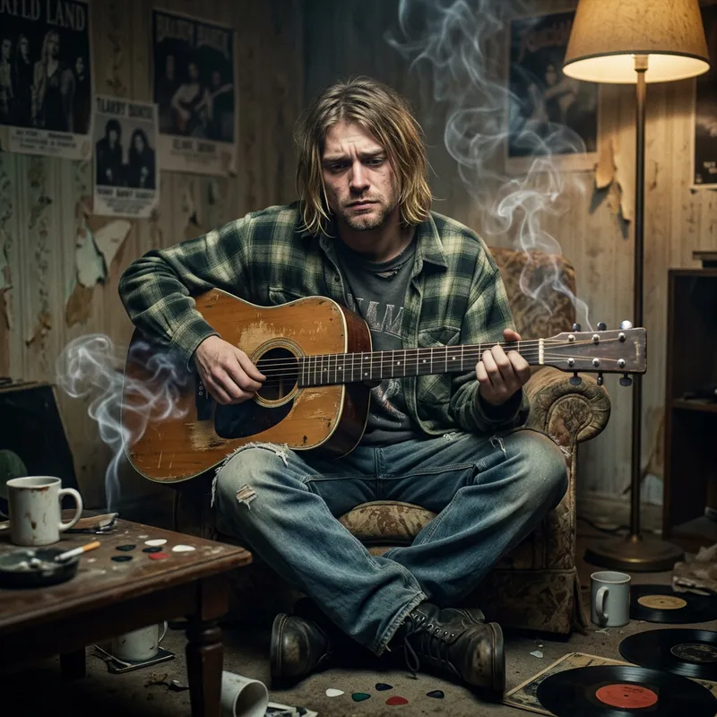 Kurt Cobain, Icon of Sadness in Grunge Club 27