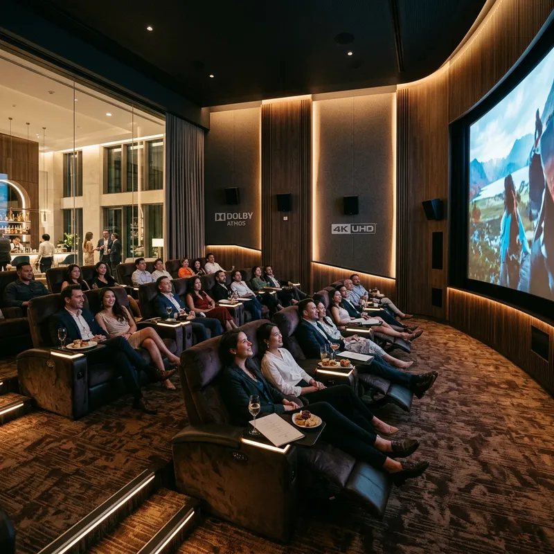 Stylish Hotel Cinema Theater | New Residential Complex