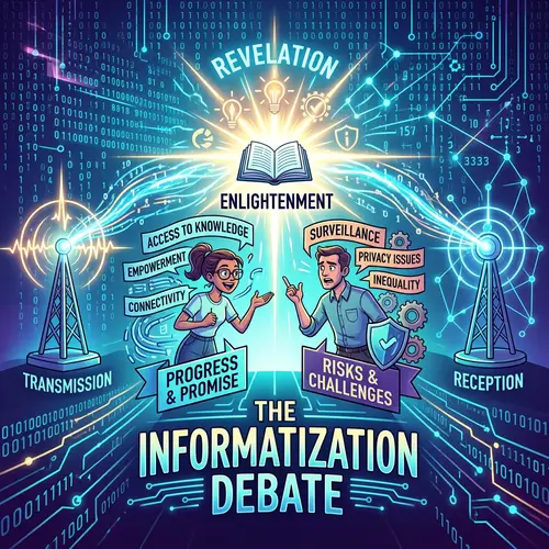 Debate about Informatization | Art Poster Design