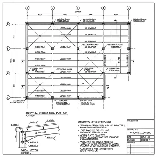 Structural Scheme in Compliance with Regulations