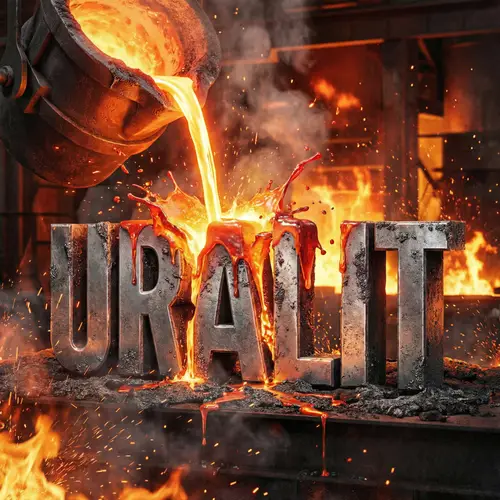URALLIT: Molten Metal Print Design