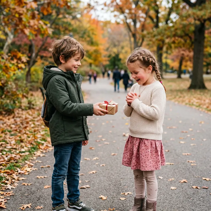Boy Gifts Girl a Heartwarming Surprise