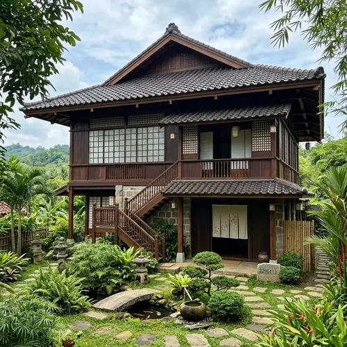 Japanese and Philippine House Fusion Design
