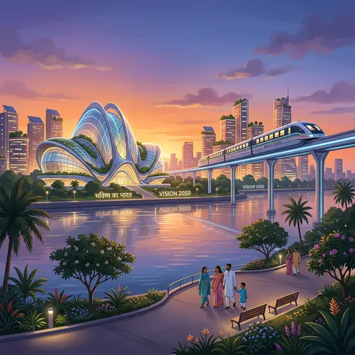 Aesthetic Future of India: A Visual Exploration