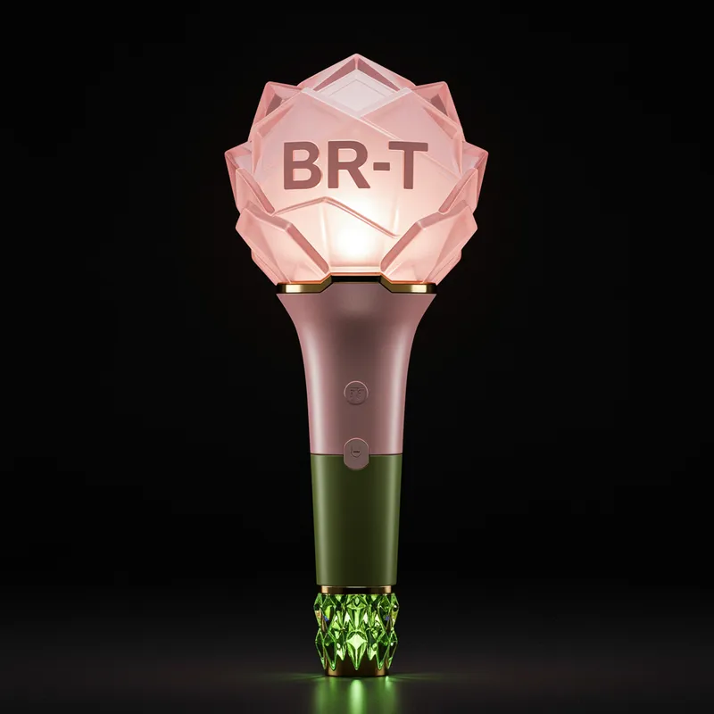 BR-T Kpop Lightstick - Soft Pink & Olive Green BR-T Kpop Lightstick - Soft Pink & Olive Green