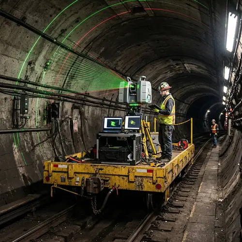 3D Laser Scanning on Subway Tracks