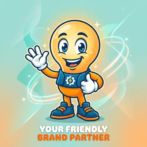 Charming Cartoon Mascot for Your Brand