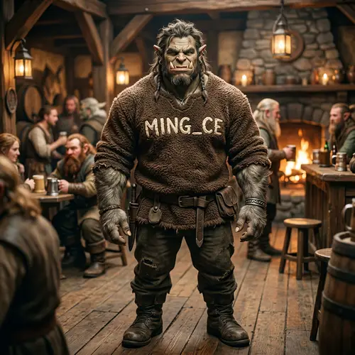 Furry Orc with Ming_ce Outfit