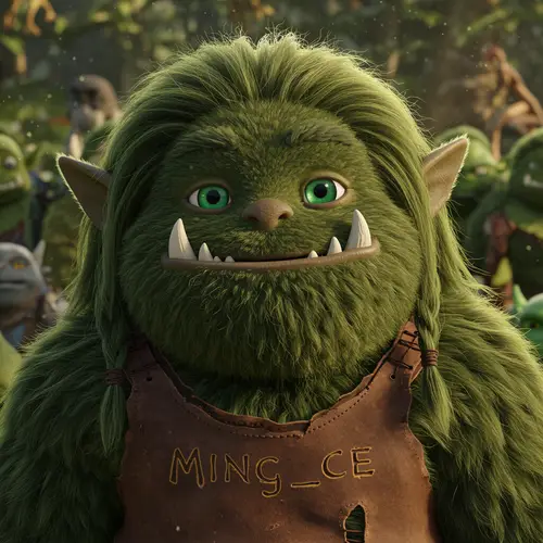 Furry Orc with Ming_ce Outfit