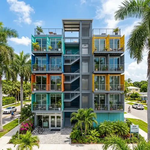 Stunning 5-Story Container Home in Florida