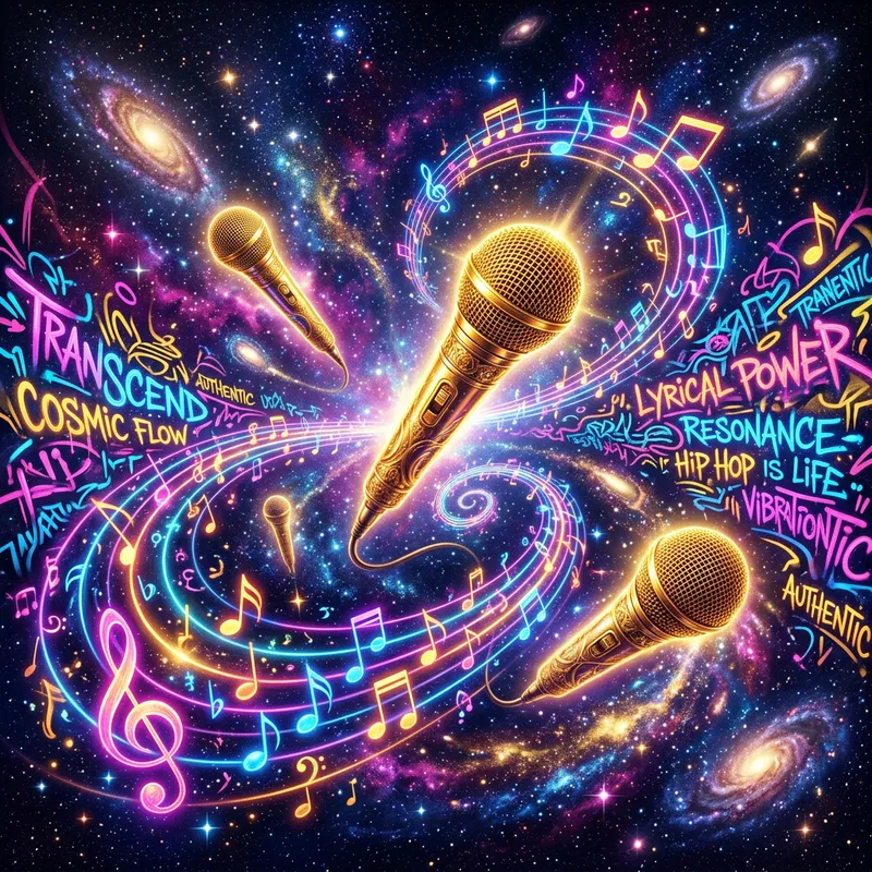 Transcendent Rap: Transforming Urban Street Art & Cosmic Elements