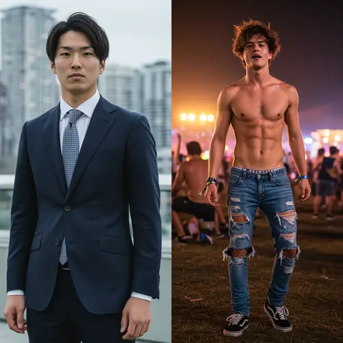 Businessman vs Party Boy: A Cultural Comparison