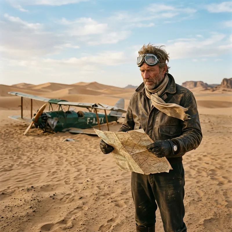 The Pilot from The Little Prince: A Journey in the Sahara The Pilot from The Little Prince: A Journey in the Sahara