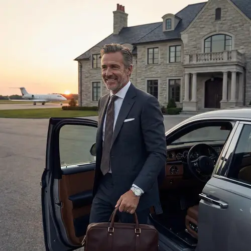 Wealthy Lifestyle of the Rich Man